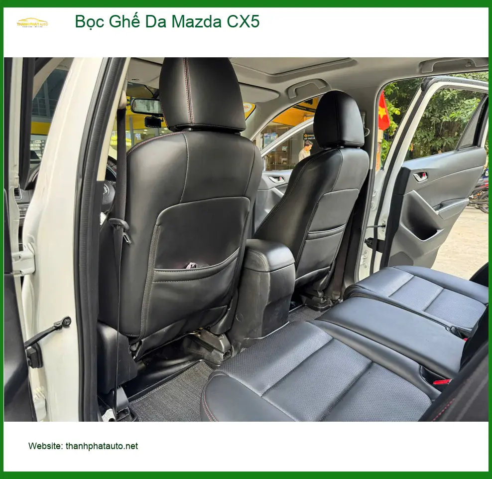 Anh Kiên bọc ghế da Mazda CX5 tại Quận Tân Phú để nội thất sang trọng hơn ảnh thực tế 3
