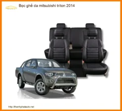 Bọc ghế da Mitsubishi Triton 2014 - Địa Chỉ Lắp Đặt Uy Tín TPHCM