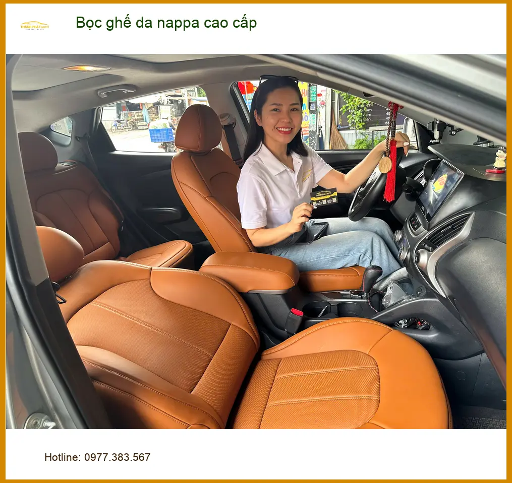 Anh Khôi bọc ghế da nappa cao cấp cho Mitsubishi Xpander Cross tại Quận Thủ Đức