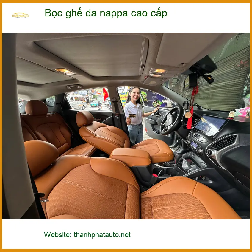 Anh Khôi bọc ghế da nappa cao cấp cho Mitsubishi Xpander Cross tại Quận Thủ Đức ảnh thực tế 2