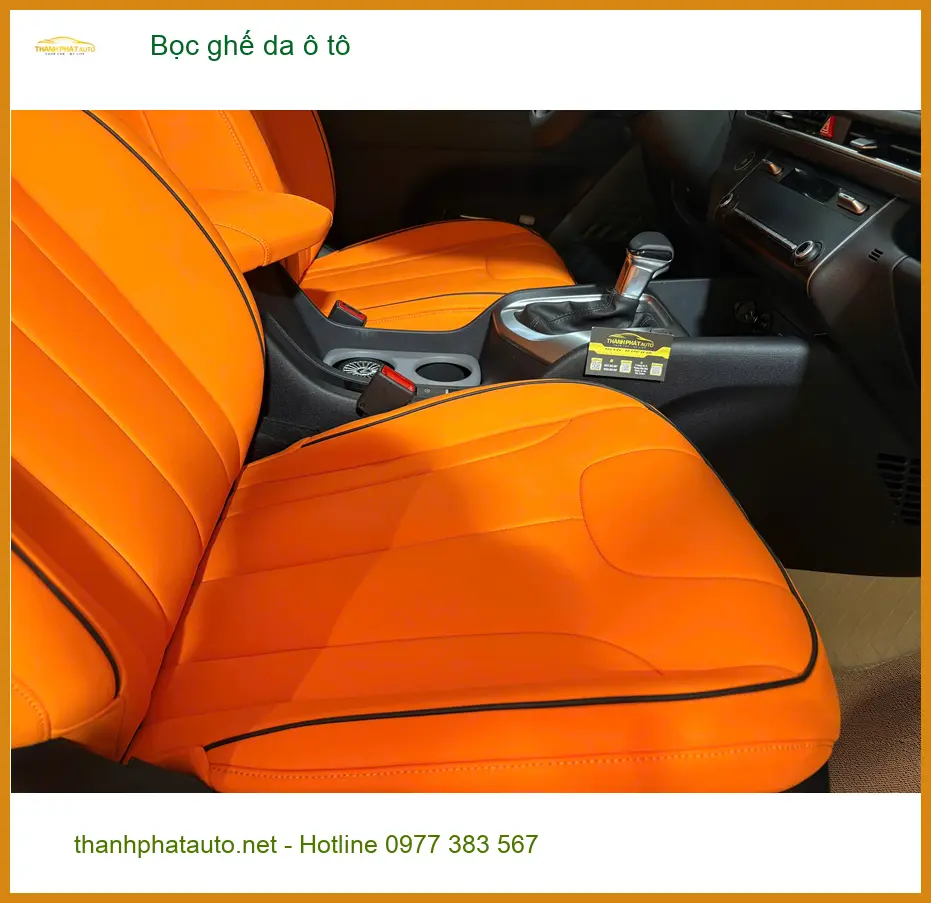 Chị Thảo bọc ghế da ô tô Hyundai Accent tại Quận Bình Tân để nội thất sang hơn