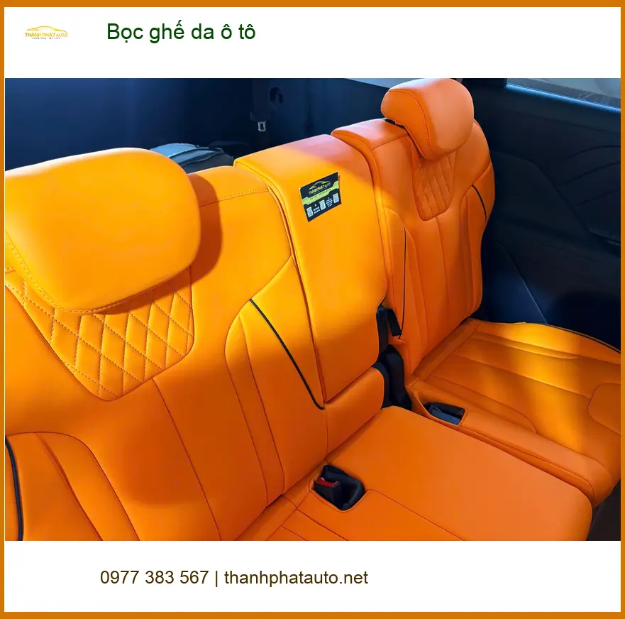 Chị Thảo bọc ghế da ô tô Hyundai Accent tại Quận Bình Tân để nội thất sang hơn ảnh thực tế 2
