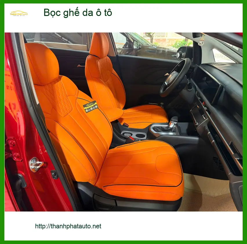 Chị Thảo bọc ghế da ô tô Hyundai Accent tại Quận Bình Tân để nội thất sang hơn ảnh thực tế 3