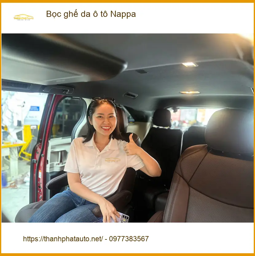 Chú Minh bọc ghế da Nappa cho Hyundai Accent tại Thủ Đức để nội thất sang trọng hơn