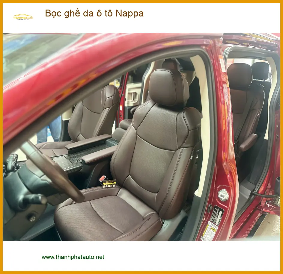 Chú Minh bọc ghế da Nappa cho Hyundai Accent tại Thủ Đức để nội thất sang trọng hơn ảnh thực tế 2