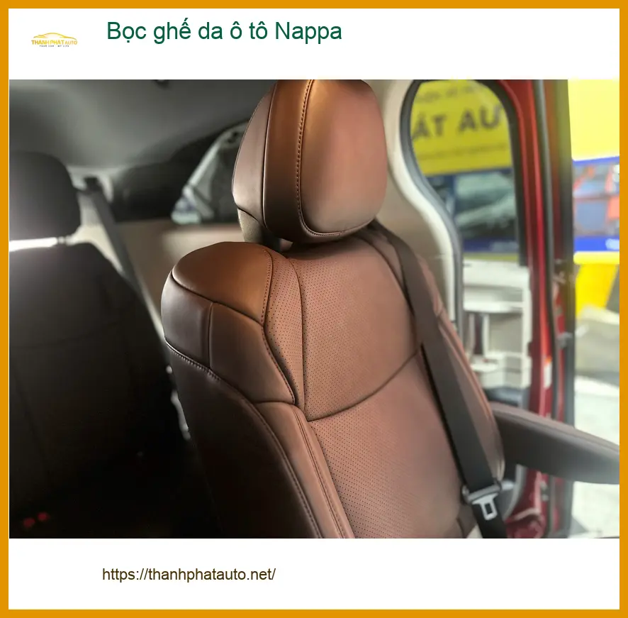 Chú Minh bọc ghế da Nappa cho Hyundai Accent tại Thủ Đức để nội thất sang trọng hơn ảnh thực tế 4