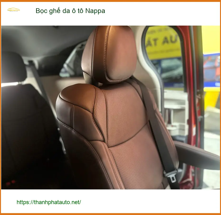 Anh Trí bọc ghế da ô tô Nappa cho Hyundai Accent tại Quận 12 để nâng tầm nội thất ảnh thực tế 3