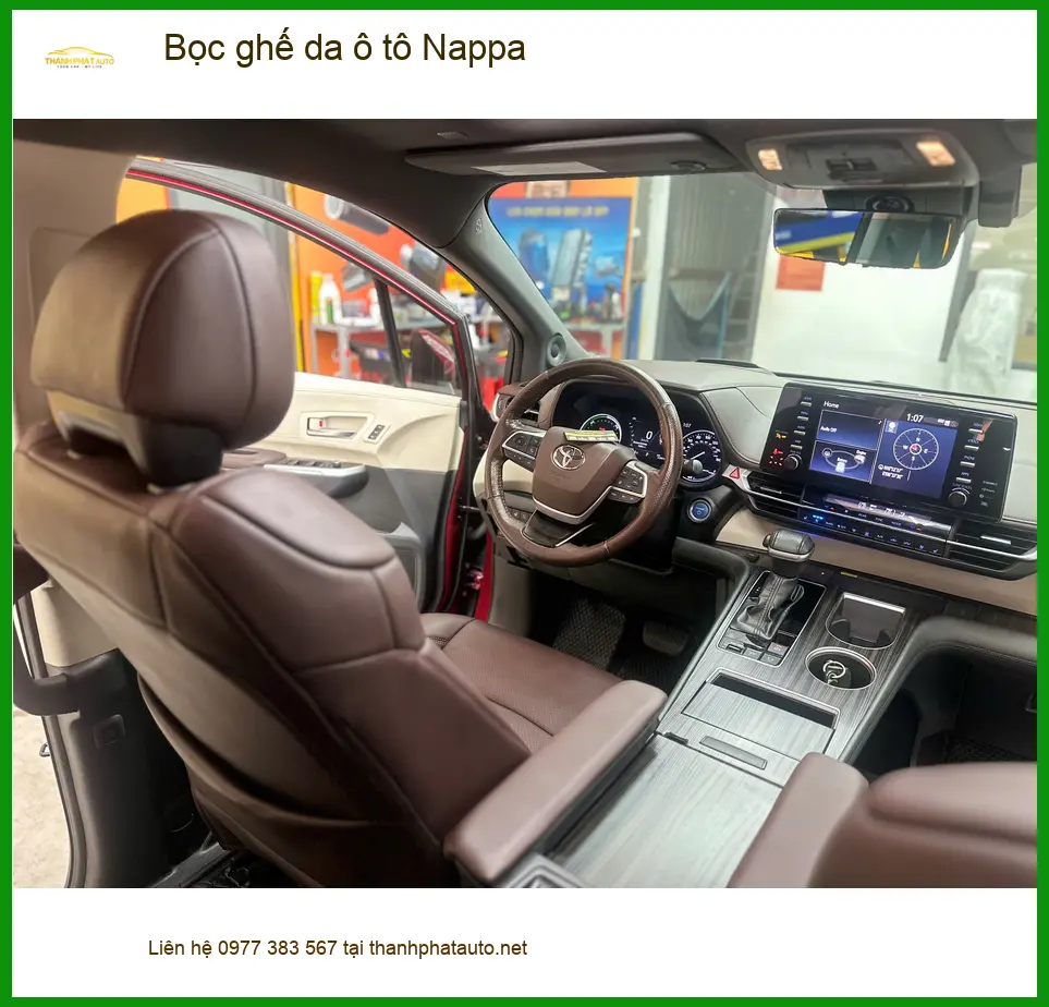 Anh Quang bọc ghế da Nappa Hyundai Accent Quận 6 nâng cấp nội thất sang trọng ảnh thực tế 3