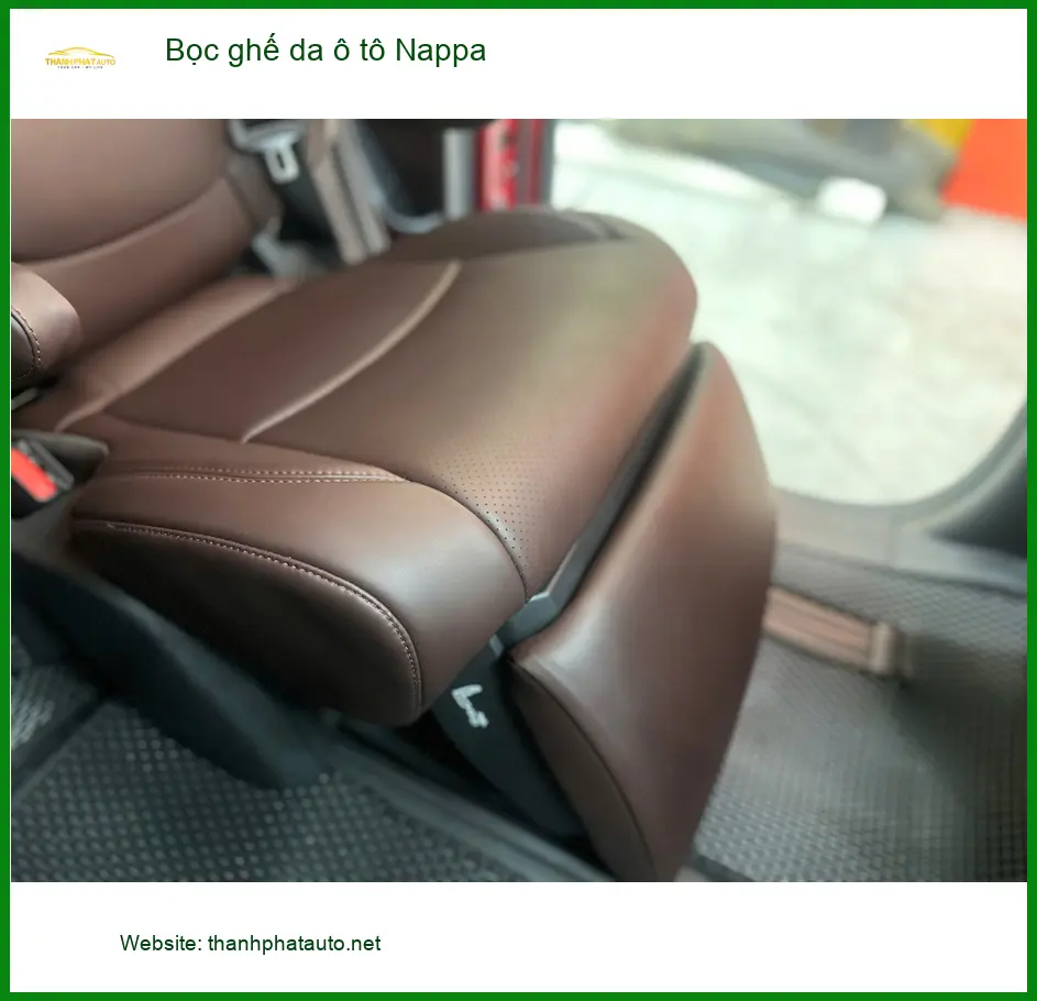 Anh Quang bọc ghế da Nappa Hyundai Accent Quận 6 nâng cấp nội thất sang trọng ảnh thực tế 4