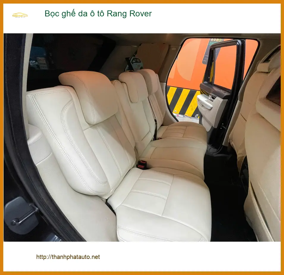 Chị Thảo bọc ghế da Range Rover tại Quận Tân Phú nâng tầm nội thất sang trọng ảnh thực tế 3