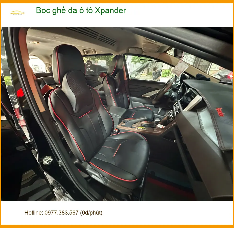 Anh Khải bọc ghế da ô tô Xpander Quận 10 để nội thất xe luôn mới đẹp