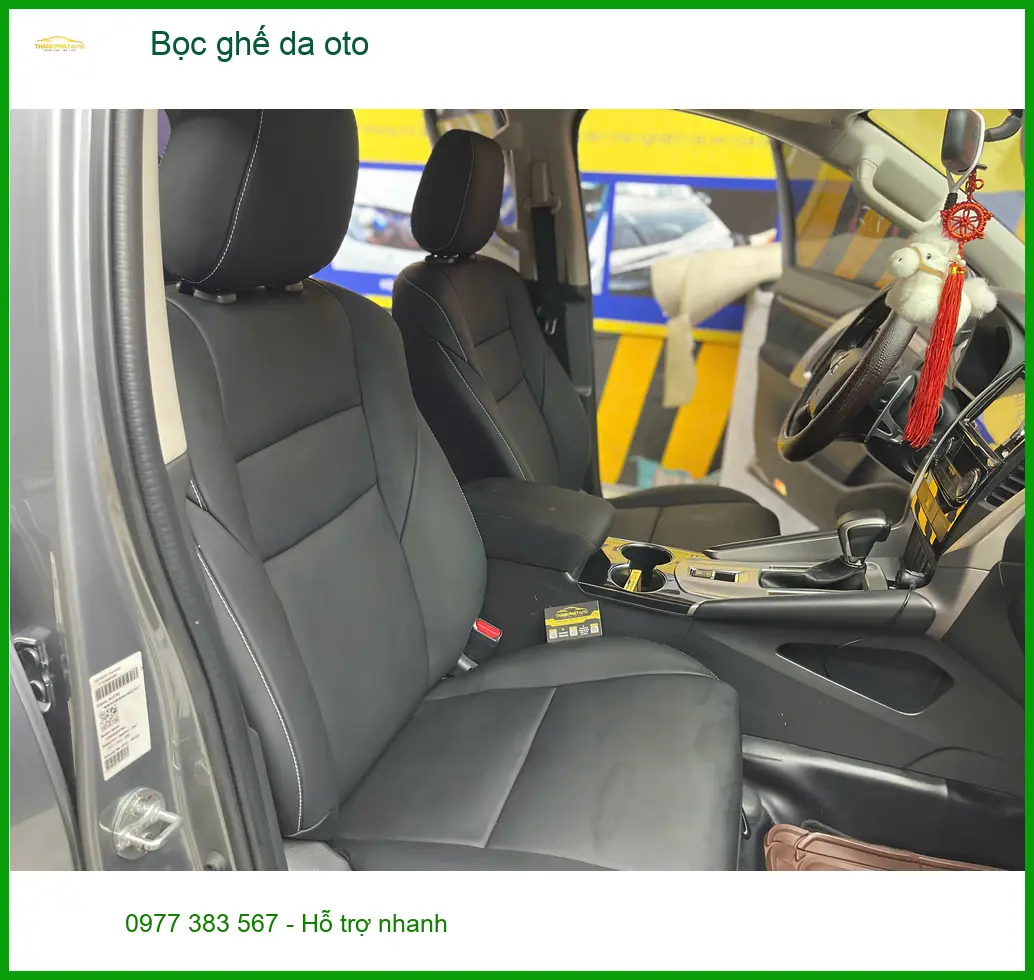 Anh Bách bọc ghế da ô tô Honda CRV tại Quận 9 để nội thất sang trọng hơn ảnh thực tế 3