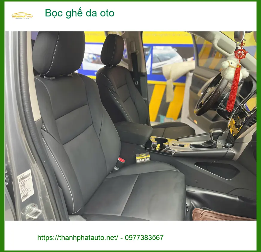 Anh Khang bọc ghế da ô tô cho Suzuki XL7 tại Quận Phú Nhuận để nội thất luôn mới đẹp