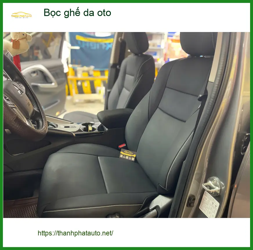 Anh Khang bọc ghế da ô tô cho Suzuki XL7 tại Quận Phú Nhuận để nội thất luôn mới đẹp ảnh thực tế 2