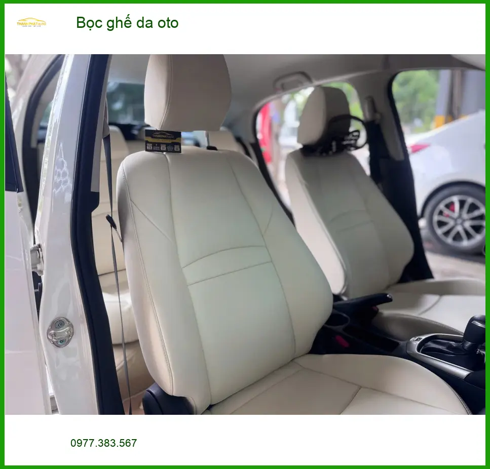 Anh Kiên bọc ghế da oto Suzuki XL7 tại Quận 9 để nội thất sang trọng hơn ảnh thực tế 3