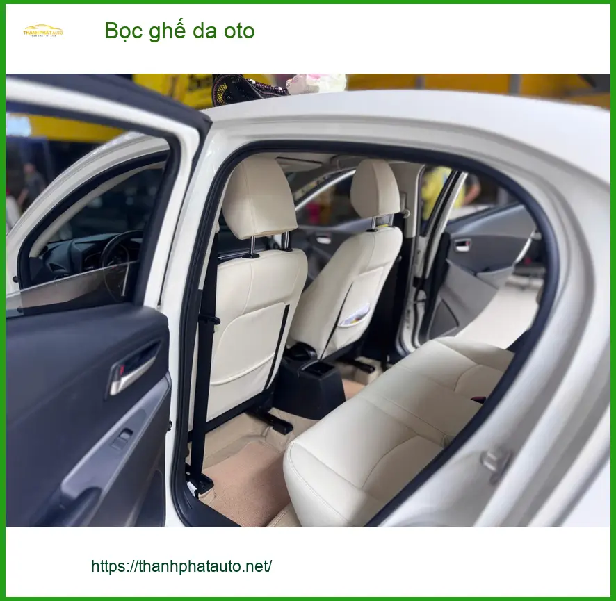 Anh Kiên bọc ghế da oto Suzuki XL7 tại Quận 9 để nội thất sang trọng hơn ảnh thực tế 4