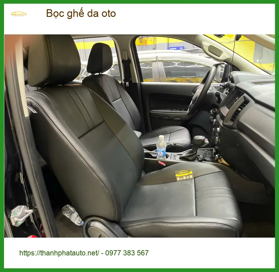 Chị Thảo bọc ghế da ô tô cho Toyota Vios tại Quận 11 vì ghế cũ đã xuống cấp ảnh thực tế 2