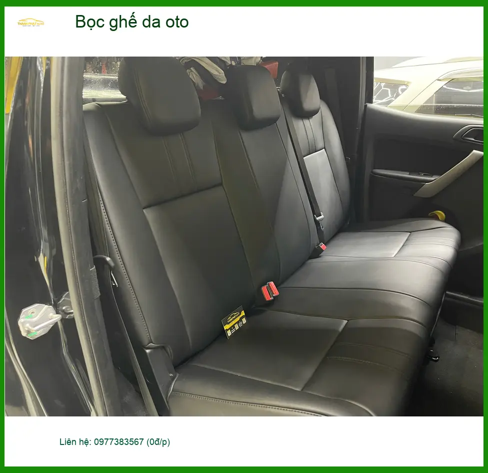 Chị Thảo bọc ghế da ô tô cho Toyota Vios tại Quận 11 vì ghế cũ đã xuống cấp ảnh thực tế 3