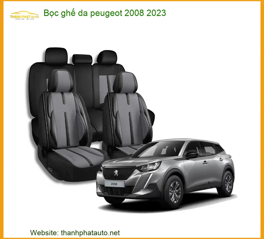 Bọc Ghế Da Peugeot 2008 2023 - Địa Chỉ Lắp Đặt Chính Hãng Uy Tín TPHCM