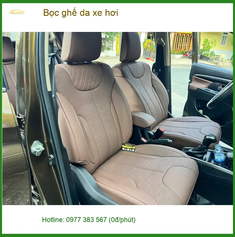 Anh Minh Bọc ghế da xe hơi Hyundai Accent tại Quận 12 cho không gian xe sang trọng hơn ảnh thực tế 3
