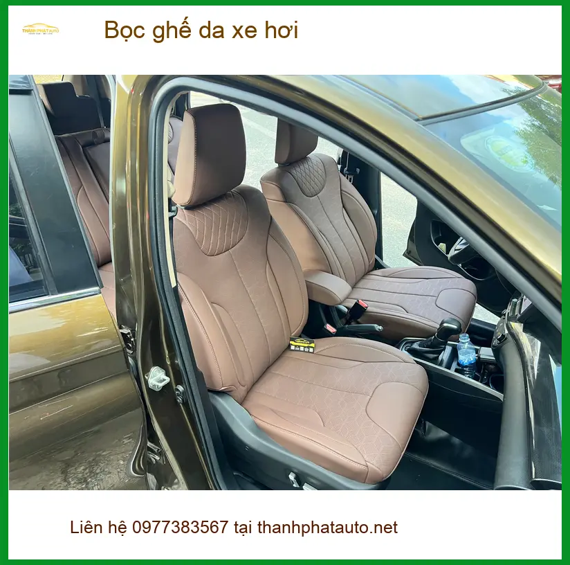 Anh Minh Bọc ghế da xe hơi Hyundai Accent tại Quận 12 cho không gian xe sang trọng hơn ảnh thực tế 4
