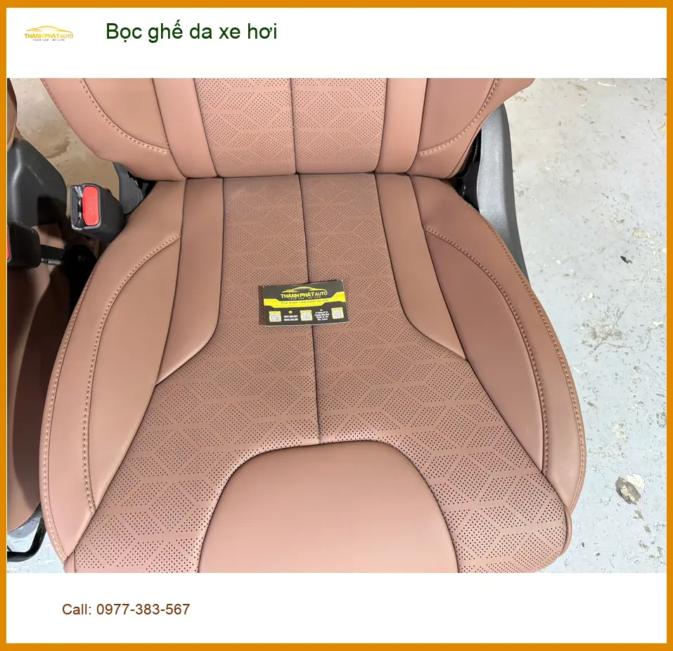 Chị Thanh bọc ghế da xe hơi Hyundai Accent tại Cần Giờ cho nội thất mới mẻ ảnh thực tế 3