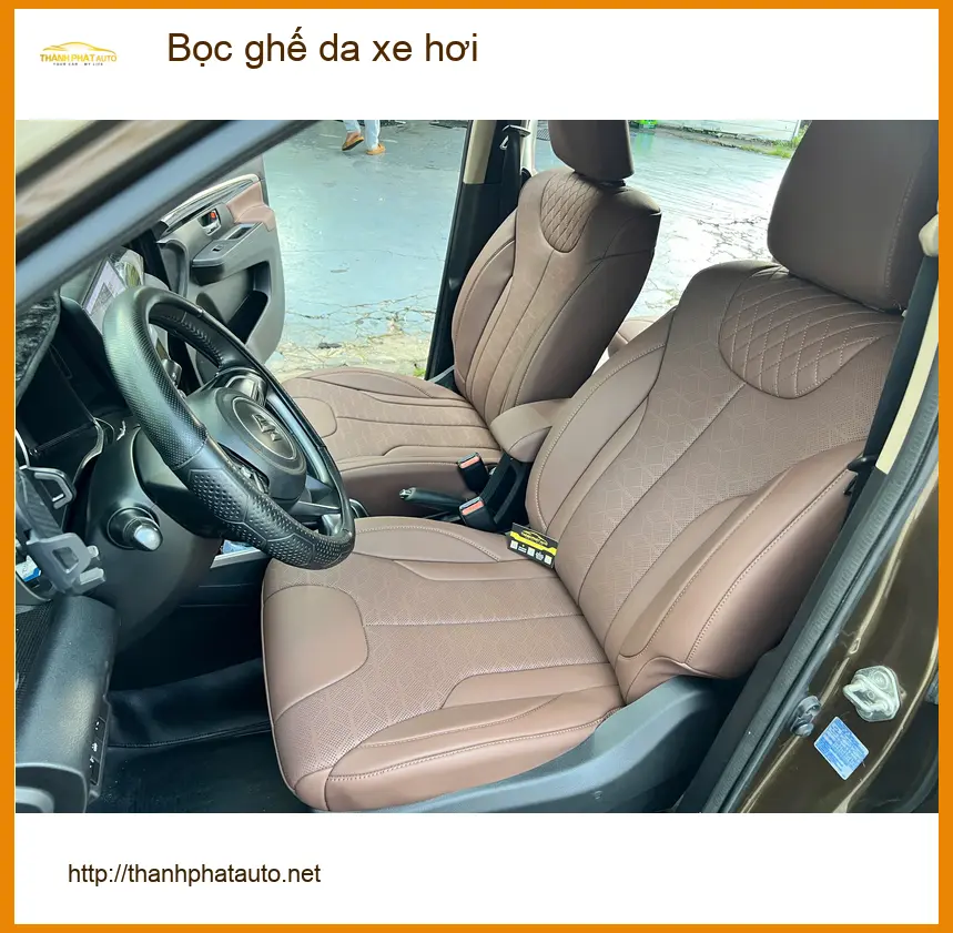 Chú Thắng bọc ghế da xe hơi Mazda CX-5 tại Quận 6 để nâng tầm nội thất sang trọng ảnh thực tế 3