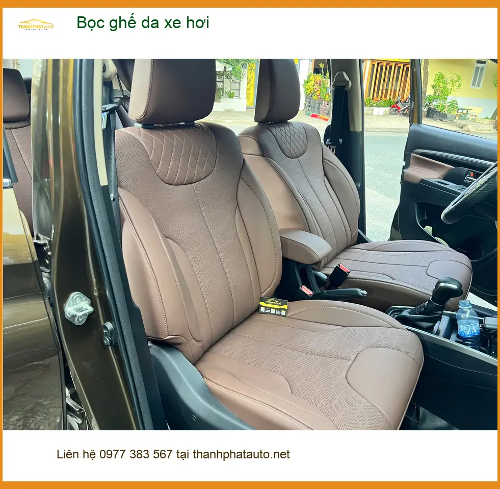 Chú Thắng bọc ghế da xe hơi Mazda CX-5 tại Quận 6 để nâng tầm nội thất sang trọng ảnh thực tế 4