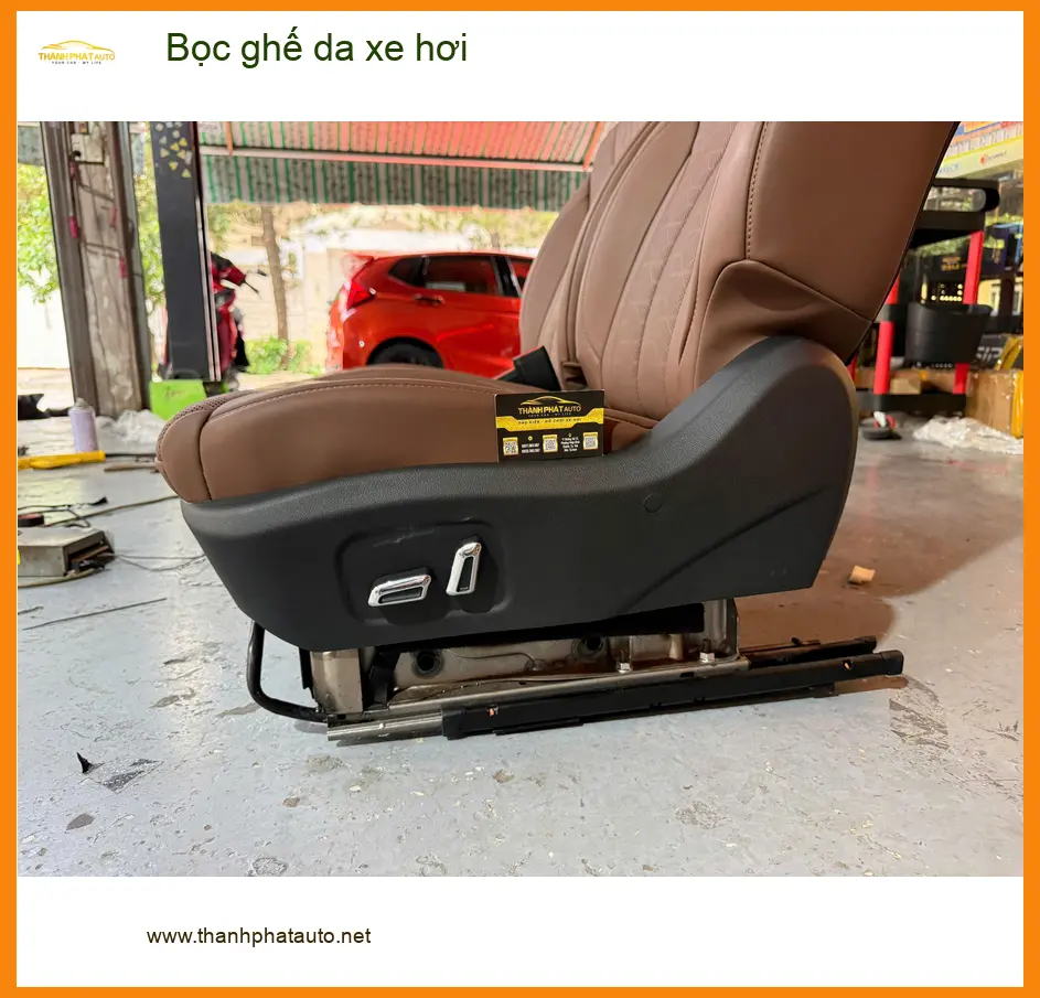 Chị Thanh bọc ghế da xe hơi Hyundai Accent tại Cần Giờ cho nội thất mới mẻ ảnh thực tế 4