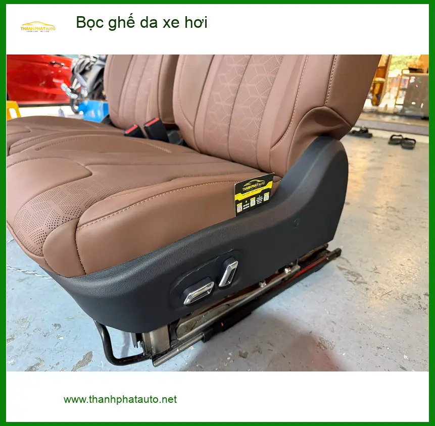 Ông Long bọc ghế da xe hơi Subaru Forester tại Quận 2 để nâng tầm sang trọng ảnh thực tế 5