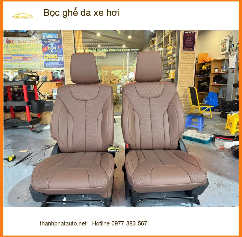 Cô Yến bọc ghế da Honda HR-V Quận 4, nội thất xe thêm phần đẳng cấp.