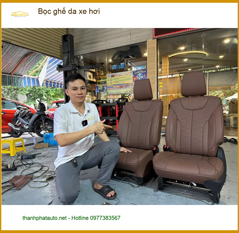 Cô Yến bọc ghế da Honda HR-V Quận 4, nội thất xe thêm phần đẳng cấp. ảnh thực tế 5