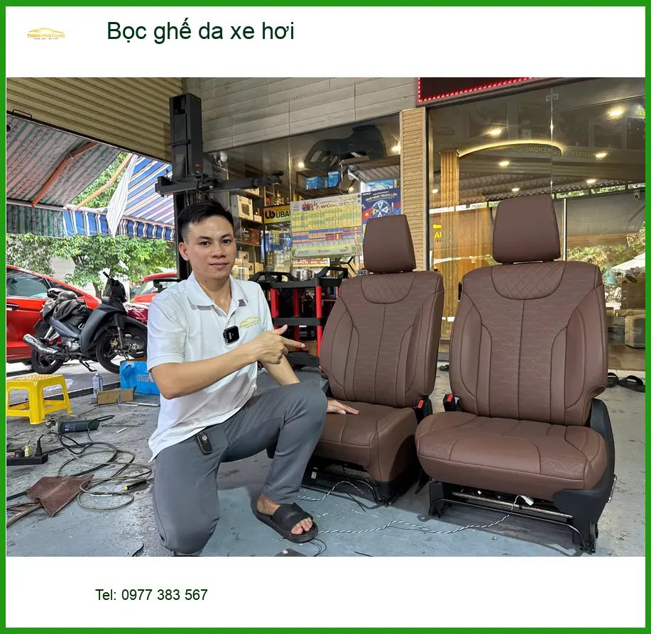 Anh Hưng bọc ghế da xe Hyundai Creta tại Hóc Môn để nội thất luôn mới ảnh thực tế 4
