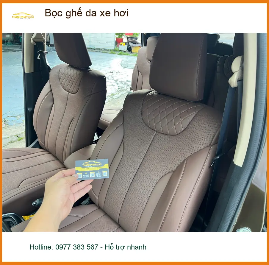 Anh Tiến bọc ghế da xe hơi Toyota Corolla Cross tại Quận 9 để nâng tầm nội thất ảnh thực tế 4