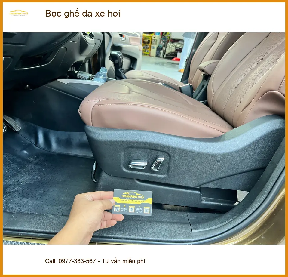 Bọc ghế da xe hơi Quận 1 cho Anh Minh Mazda CX-5 nội thất đã cũ
