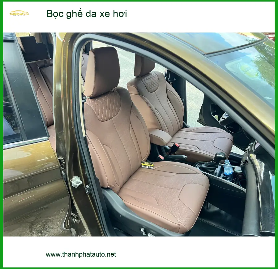 Bọc ghế da xe hơi Quận 1 cho Anh Minh Mazda CX-5 nội thất đã cũ ảnh thực tế 4