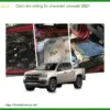 Cách Âm Chống Ồn Chevrolet Colorado 2021 - Địa Chỉ Lắp Đặt Uy Tín TPHCM