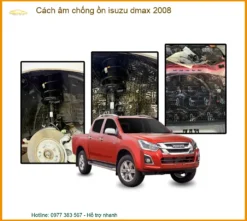 Cách âm chống ồn Isuzu D-Max 2008 - Trung Tâm Thi Công Uy Tín TPHCM