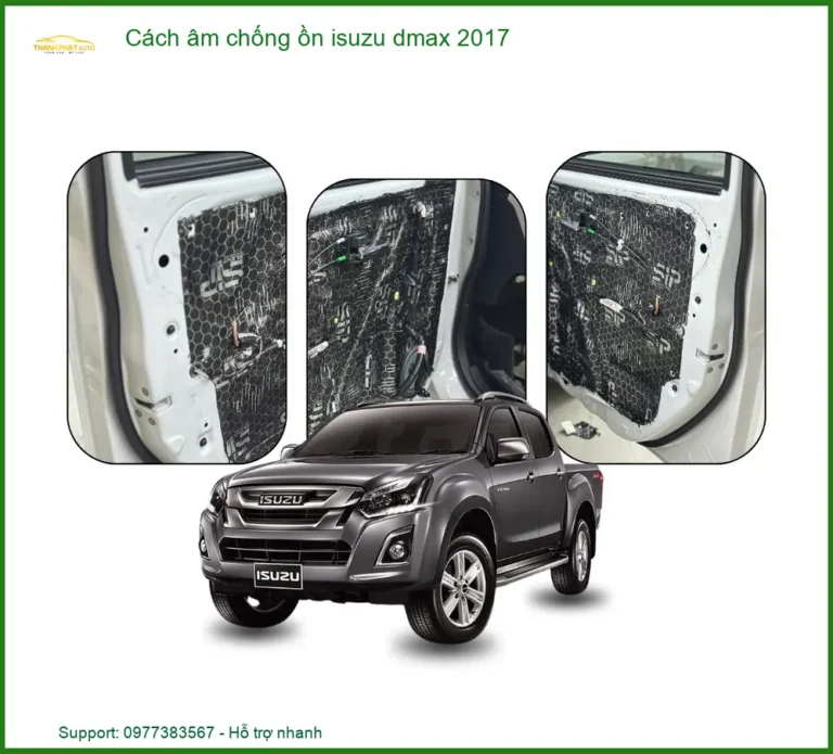 Cách Âm Chống Ồn Isuzu Dmax 2017 - Địa Chỉ Thi Công Uy Tín TPHCM