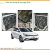 Cách Âm Chống Ồn MG MG5 2014 - Địa Chỉ Lắp Đặt Uy Tín TPHCM