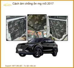 Gói Cách Âm Chống Ồn Cao Cấp Cho MG RX5 2017 - Địa Chỉ Lắp Đặt Uy Tín TPHCM