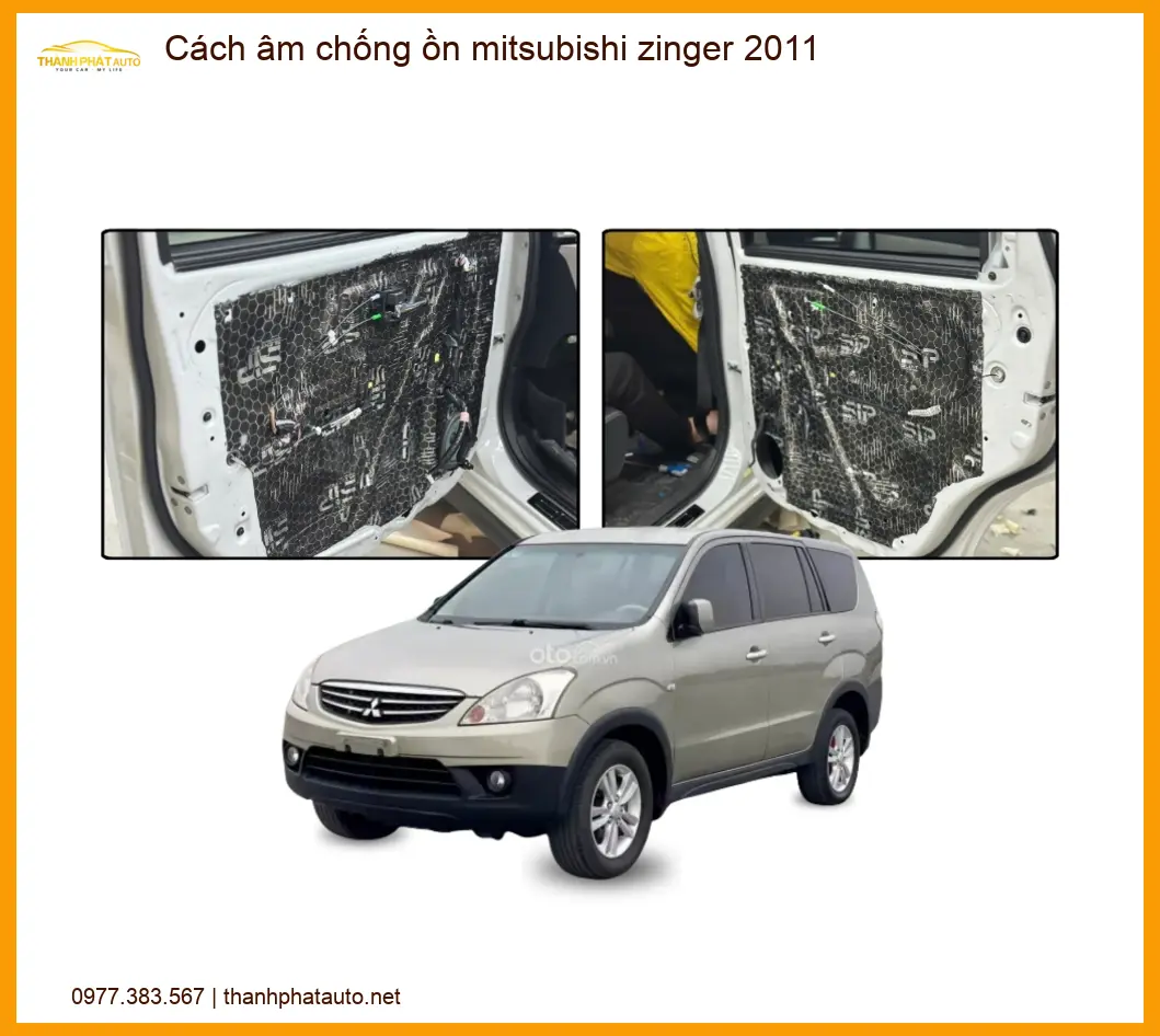 Cách Âm Chống Ồn Mitsubishi Zinger 2011 - Địa Chỉ Lắp Đặt Uy Tín TPHCM