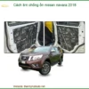 Cách âm chống ồn Nissan Navara 2018 - Trung Tâm Thi Công Chính Hãng TPHCM