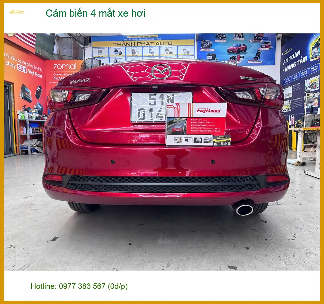 Anh Quang lắp cảm biến 4 mắt xe hơi Suzuki XL7 tại Hóc Môn để đậu xe dễ dàng