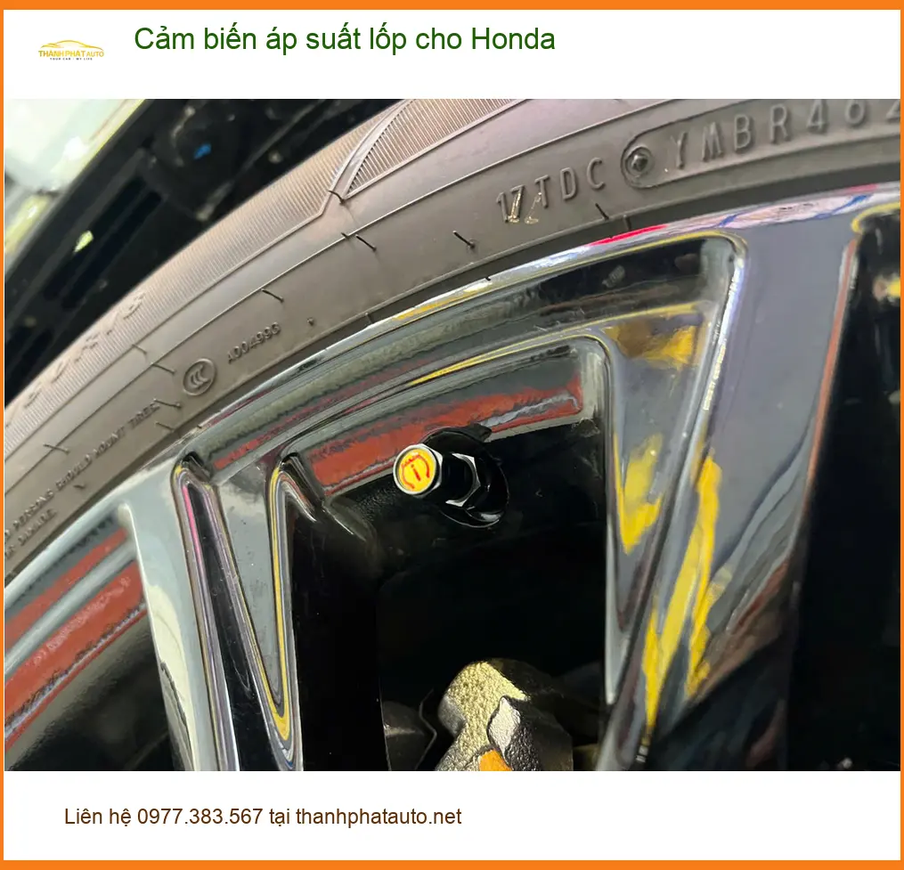 Anh Tuấn Khải lắp Cảm biến áp suất lốp cho Honda CR-V tại Củ Chi để yên tâm hơn khi đi xa ảnh thực tế 2