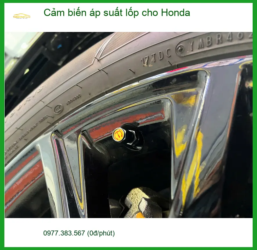 Anh Minh lắp cảm biến áp suất lốp cho Honda CRV tại Quận 2 để an tâm lái xe ảnh thực tế 4