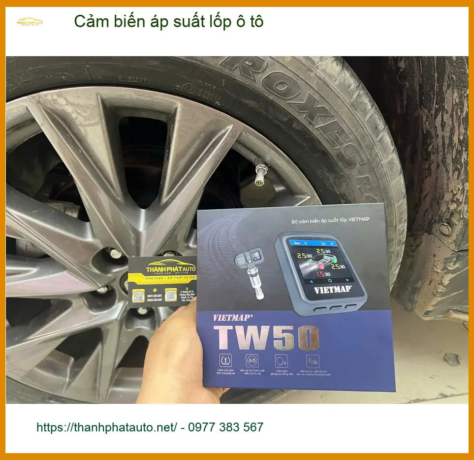 Anh Duy lắp Cảm biến áp suất lốp ô tô cho Honda CRV ở Quận 8 để yên tâm đi công tác ảnh thực tế 4
