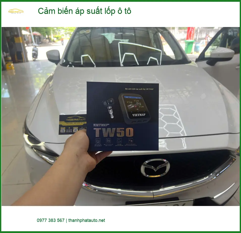 Anh Thắng lắp Cảm biến áp suất lốp ô tô VinFast Fadil tại Quận 12