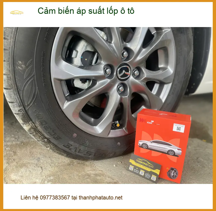Anh Minh lắp cảm biến áp suất lốp cho Kia K3 tại Quận Gò Vấp ảnh thực tế 2