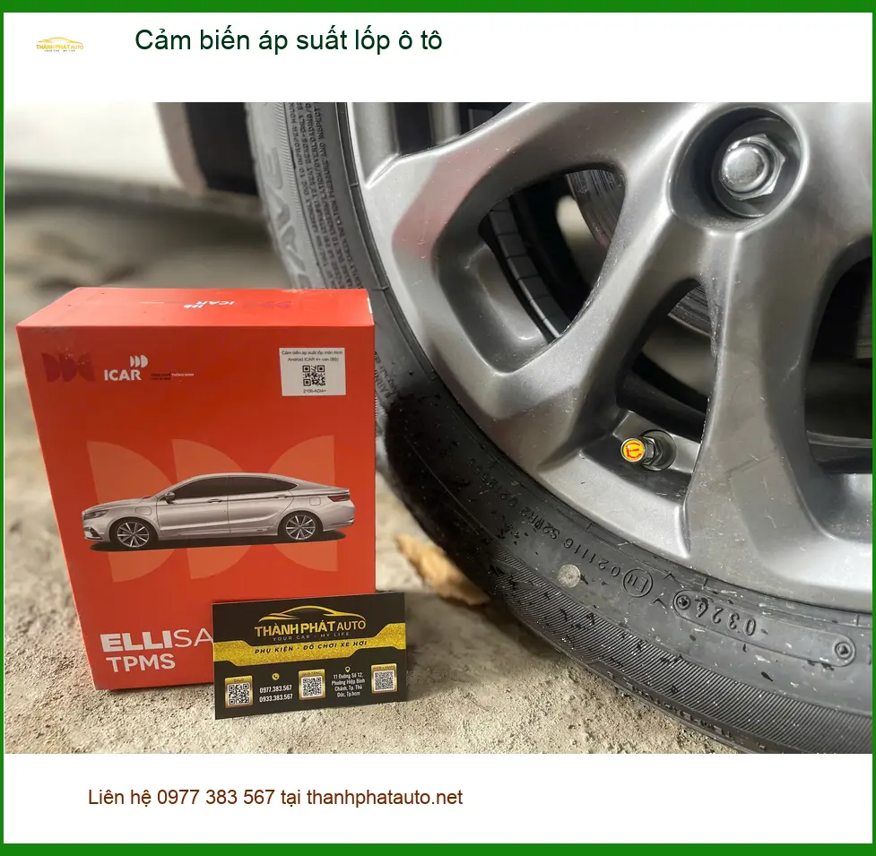 Anh Minh lắp cảm biến áp suất lốp cho Kia K3 tại Quận Gò Vấp ảnh thực tế 3